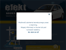 Tablet Screenshot of efekt-szczecin.pl